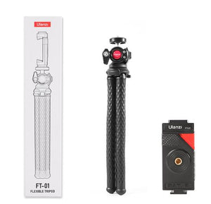 The Ultimate Mobile Filming Companion: Black Octopus Mobile Phone Clip Gimbal Tripod Set