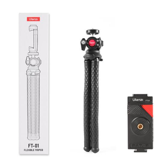The Ultimate Mobile Filming Companion: Black Octopus Mobile Phone Clip Gimbal Tripod Set
