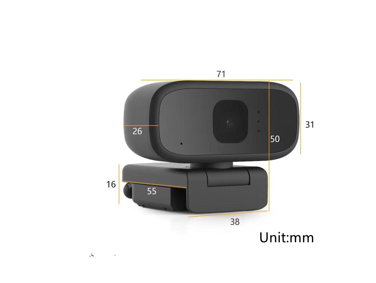 Mini Webcam Video Camera With Built-In Microphone