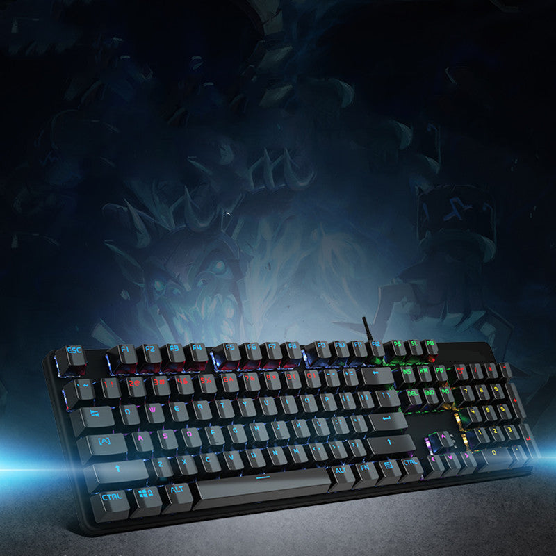 GK410 Green Axis Wired Mechanical Keyboard For Desktop Computer