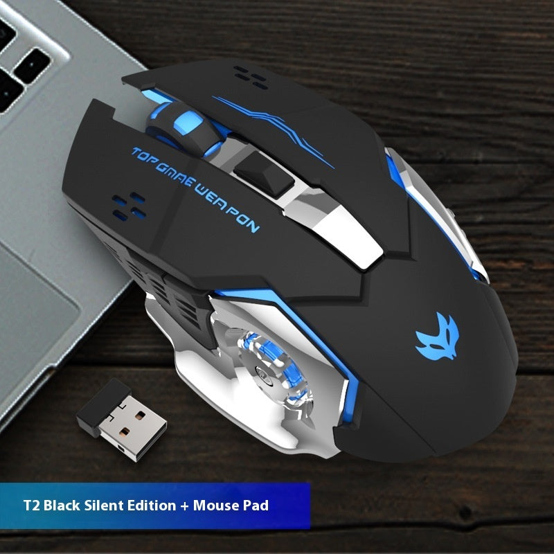 Wireless Charging Mute Luminous Mechanical Wireless Mouse