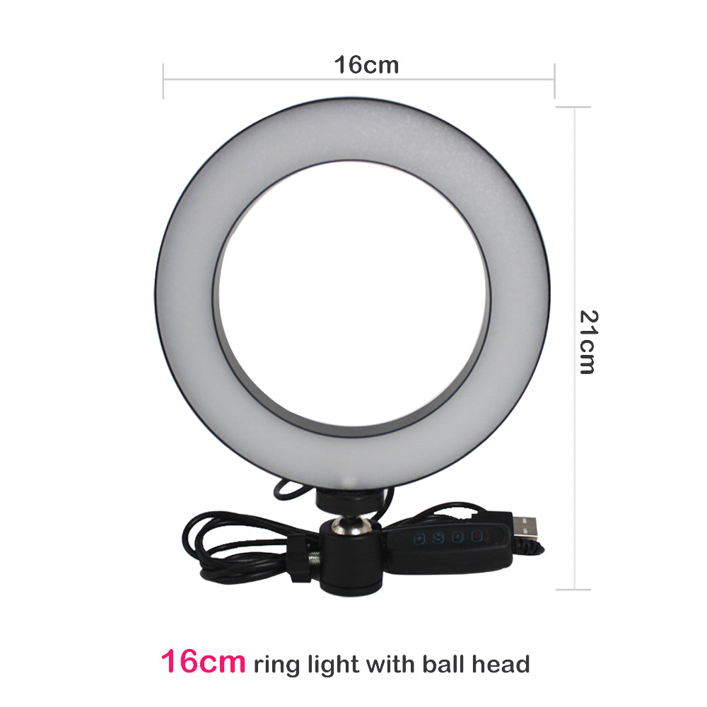 Apple Compatible Ring Light Tripod Set With Beauty Fill Light