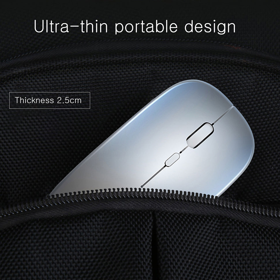 Silent Rechargeable Wireless Computer Mouse