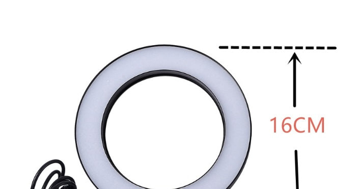 Apple Compatible LED Ring Fill Light With Floor Tripod