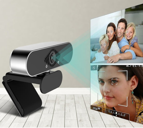 Webcam With Built-In Microphone HD Video Camera