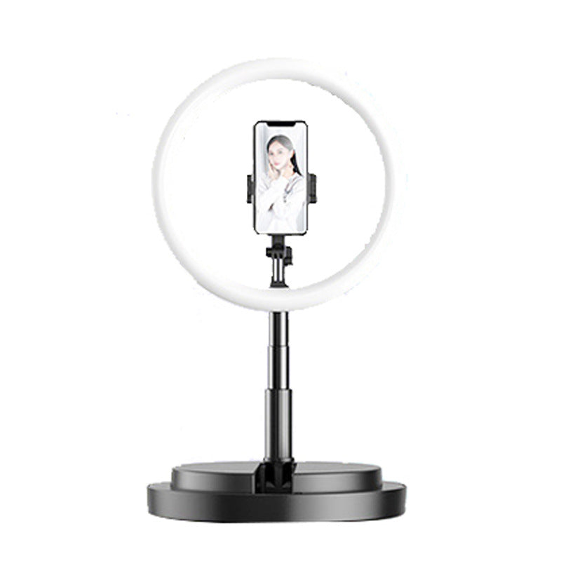Apple Compatible 10 Inch Dimmable LED Ring Light Tripod For Vlogging