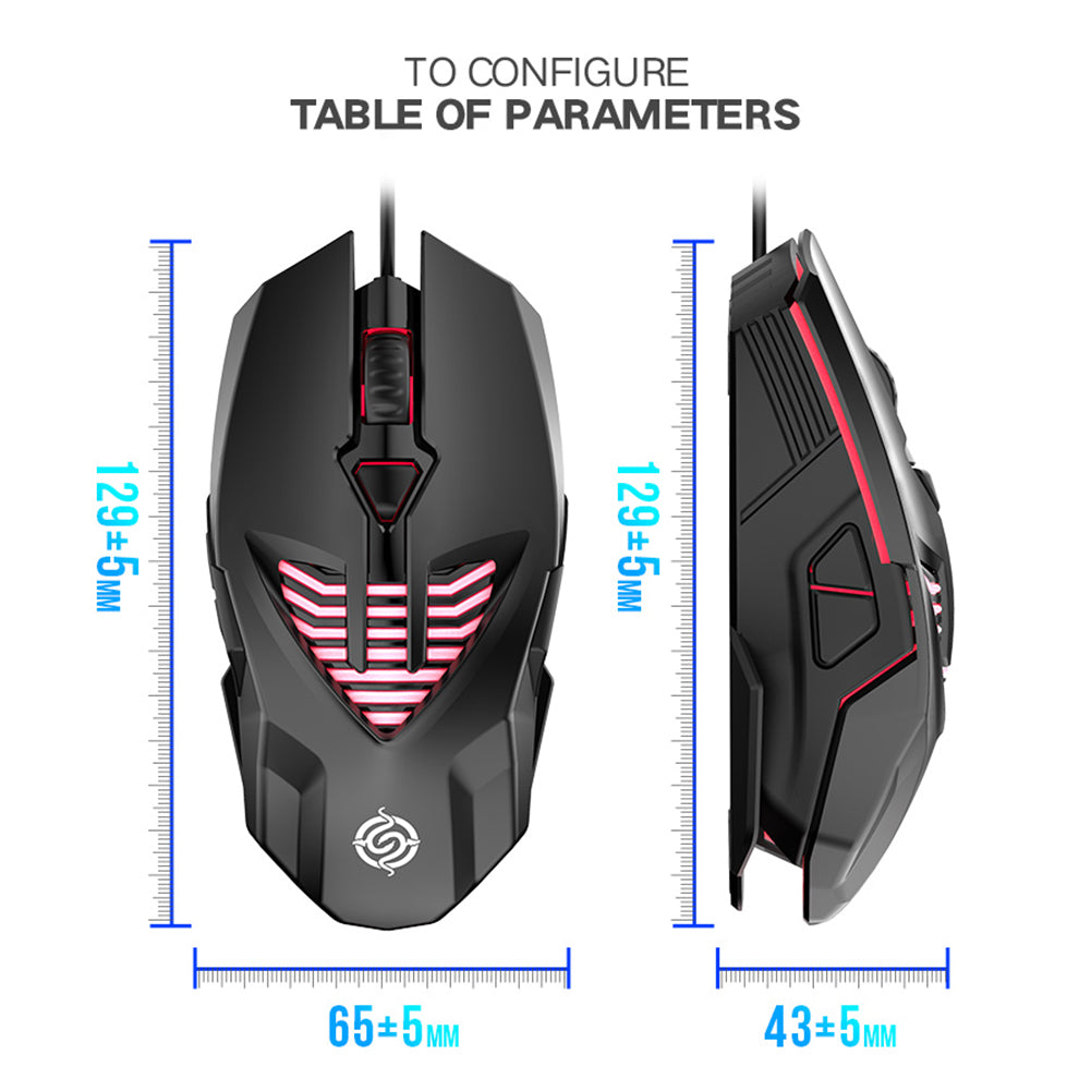 USB Wired Gaming Mouse For Office And Computer
