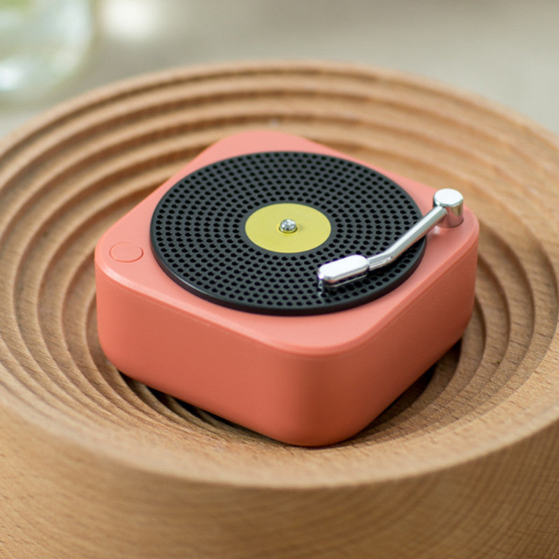 Wireless Mini Portable Multifunction Vinyl Record Speaker