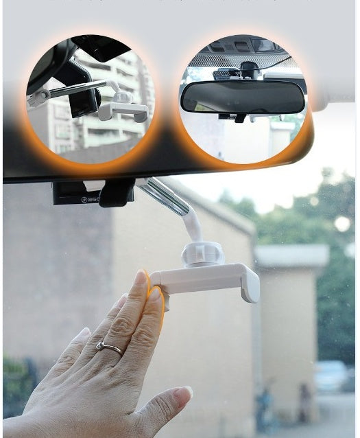 Car Rearview Mirror Phone Holder Navigator Mount
