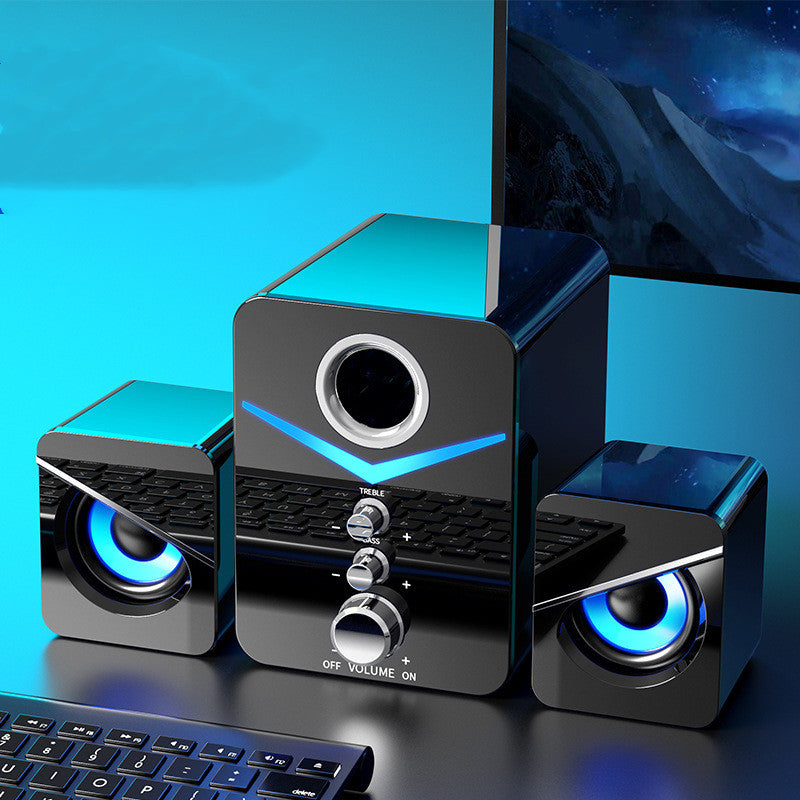 Bluetooth Desktop Soundbar Speaker Compact Computer Audio Bar