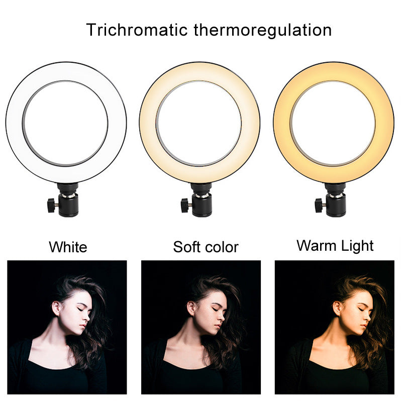 Apple Compatible LED Ring Light Octopus Tripod Desktop Fill Light