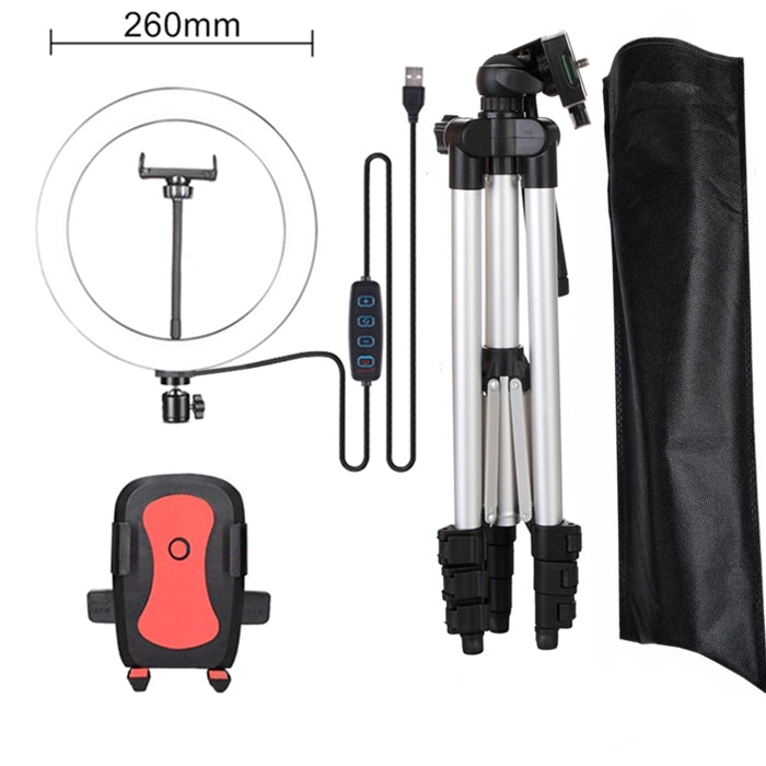 Apple Compatible Ring Light Tripod With Phone Holder Remote