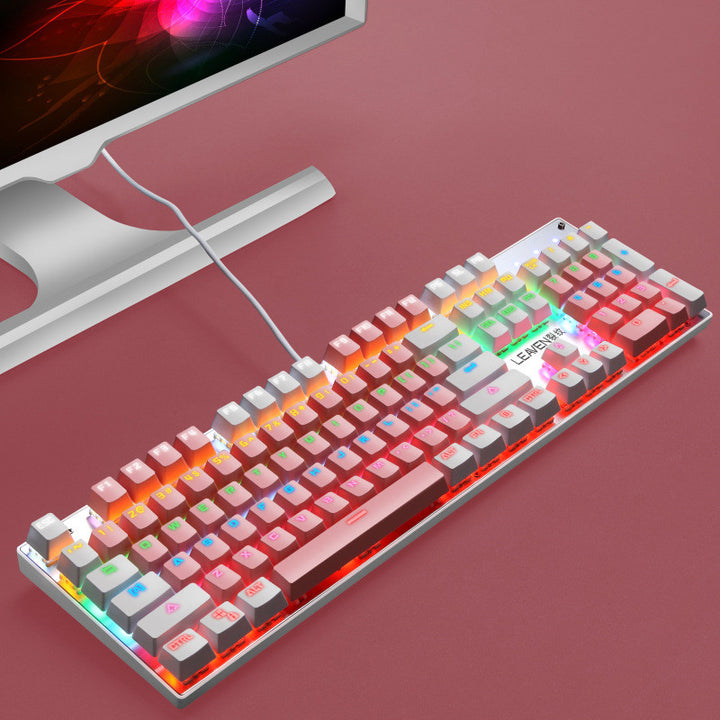 Luminous Punk USB Wired Gaming Keyboard For Computer