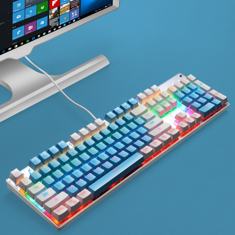 Luminous Punk USB Wired Gaming Keyboard For Computer