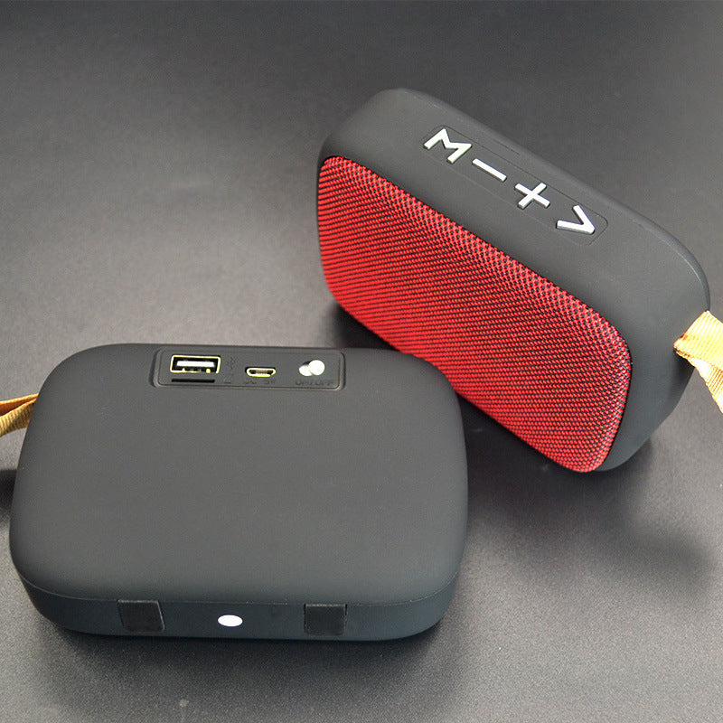 Square Portable Wireless Bluetooth Speaker With U Disk Support