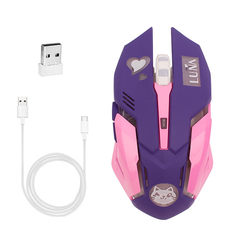 Mute Gaming Mouse Computer Peripheral Accessory
