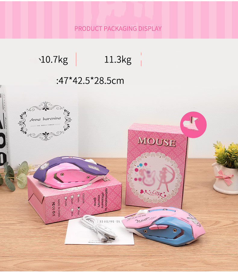 Mute Gaming Mouse Computer Peripheral Accessory