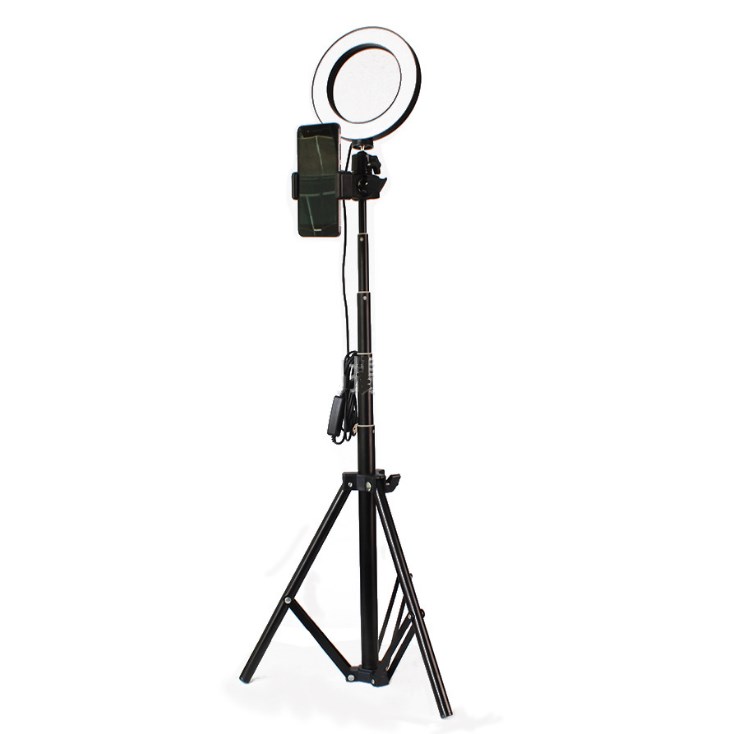 Apple Compatible Ring Light Tripod Set With Beauty Fill Light