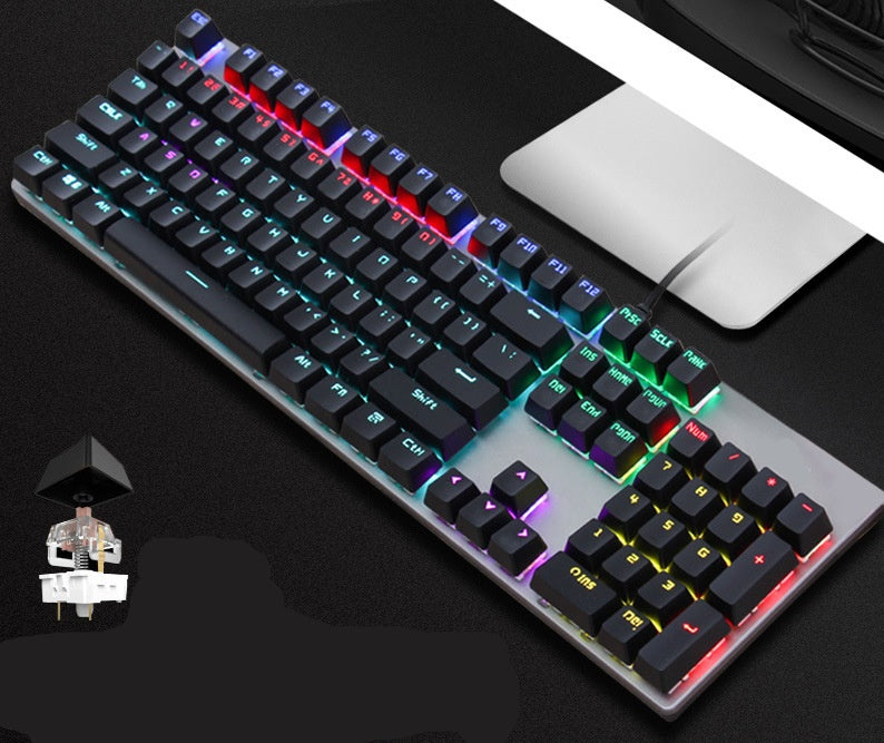 GK410 Green Axis Wired Mechanical Keyboard For Desktop Computer
