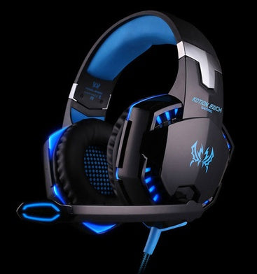 Wired Gaming Headset Surround Sound Deep Bass Microphone