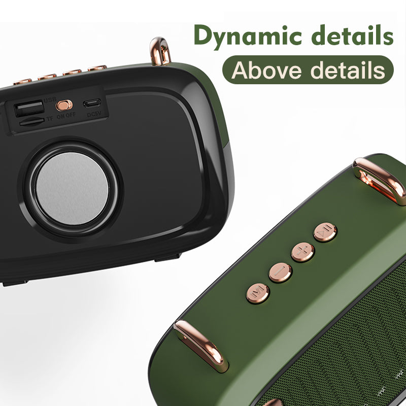 Portable Mini Outdoor Subwoofer Card Speaker