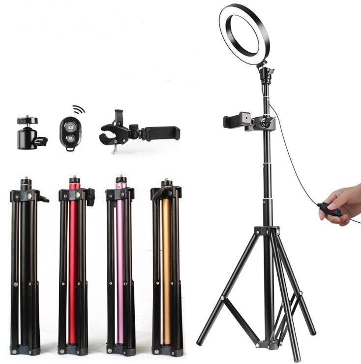 Apple Compatible Ring Light Tripod Set With Beauty Fill Light