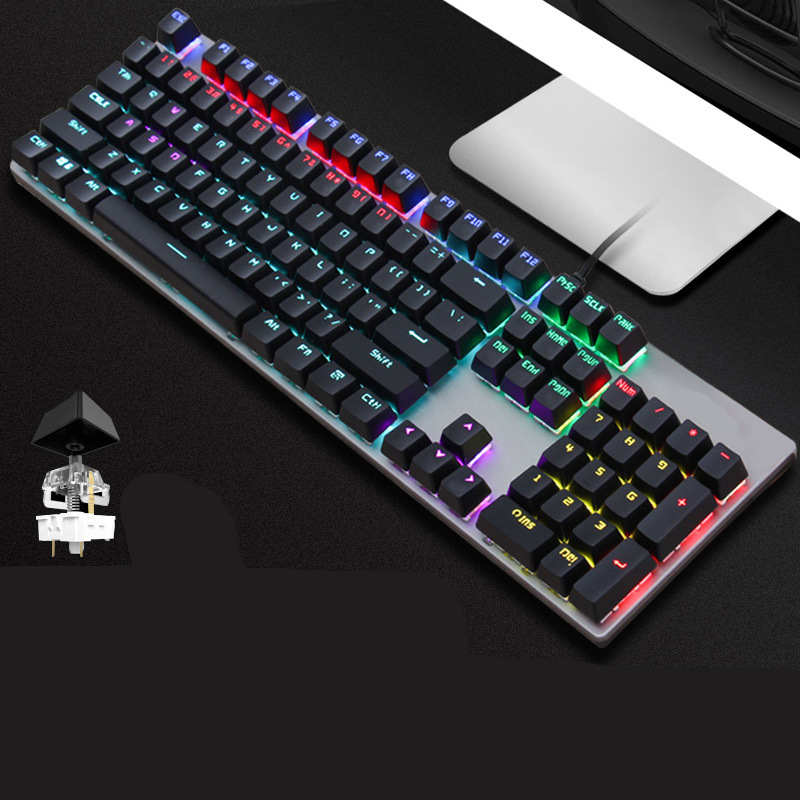GK410 Green Axis Wired Mechanical Keyboard For Desktop Computer