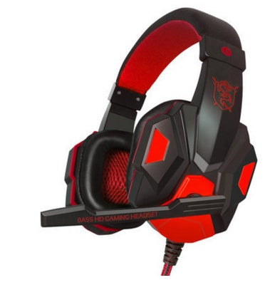 PU Mind PC780 Gaming Headset With Mic Black Blue Light