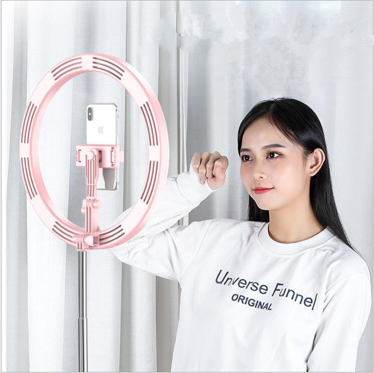Apple Compatible 10 Inch Dimmable LED Ring Light Tripod For Vlogging