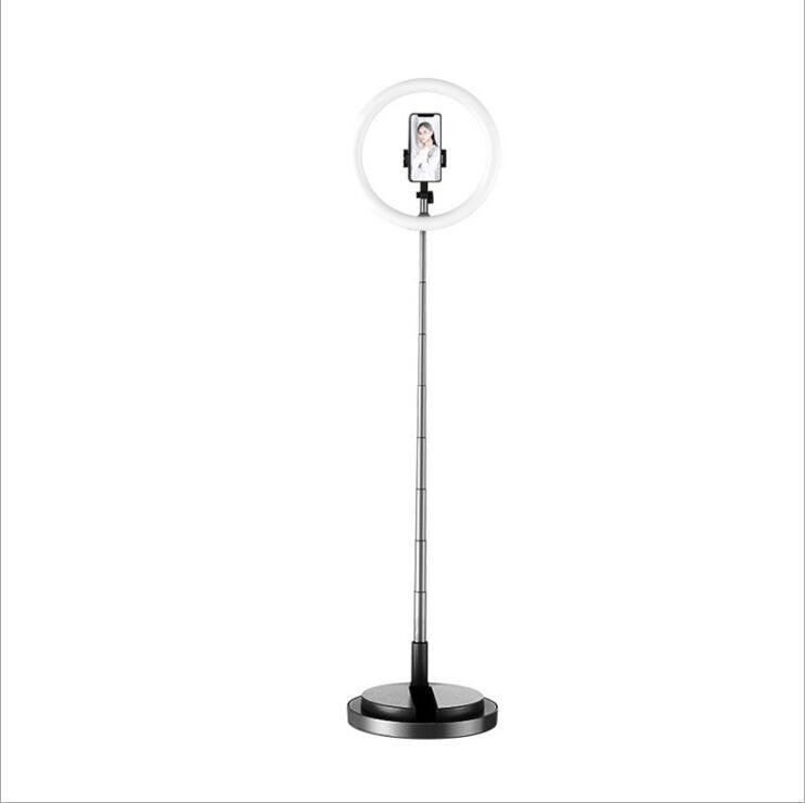 Apple Compatible 10 Inch Dimmable LED Ring Light Tripod For Vlogging