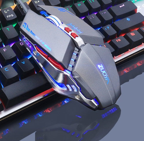 Silent Mute Wired Gaming Mouse For Computer And Laptop