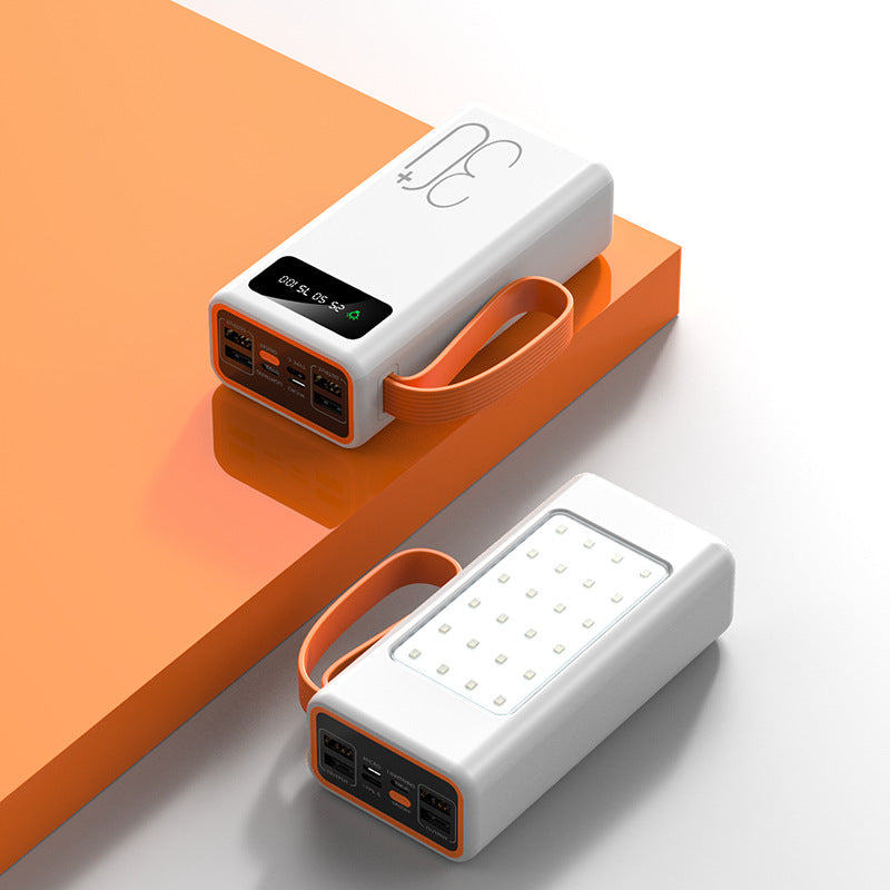 Solar Portable High Capacity Power Bank For Outdoor Camping Backup Mobile