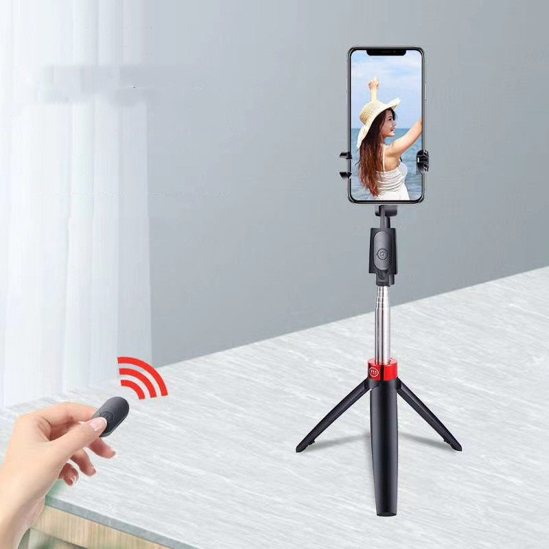 Apple Compatible Mobile Phone Selfie Stick Tripod For Video Live Streaming