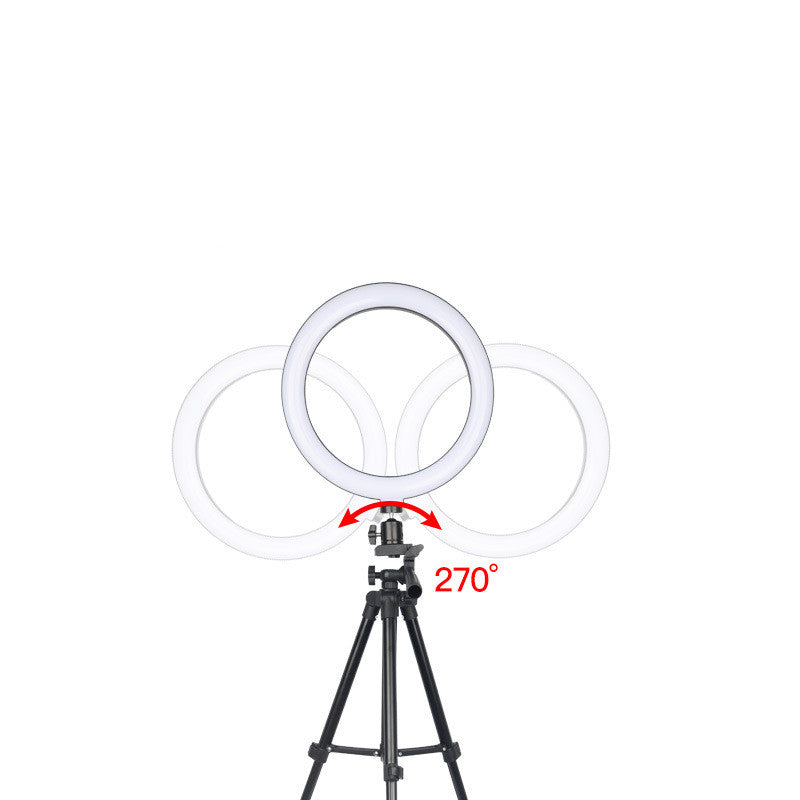Apple Compatible Mobile Phone LED Ring Light Tripod