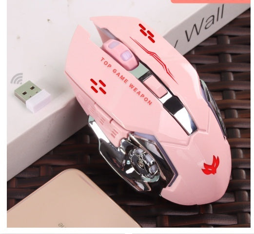 Wireless Charging Mute Luminous Mechanical Wireless Mouse