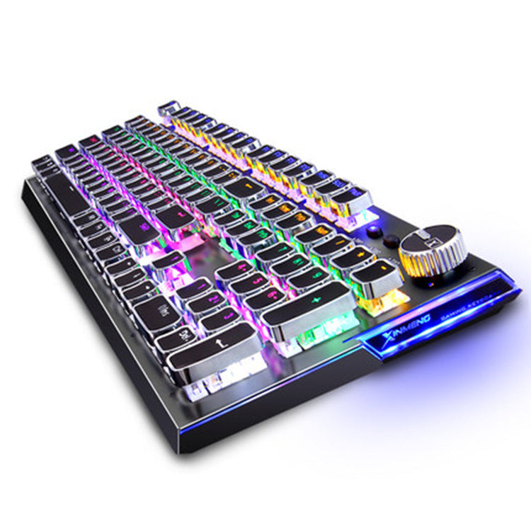 104-Key Mechanical Gaming Keyboard Anti-Ghosting LED Backlit Wired Keyboard