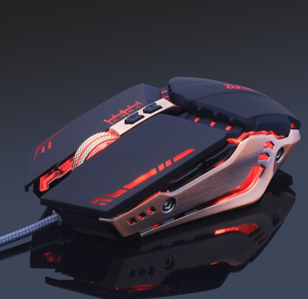 Wired Gaming Headset Surround Sound Deep Bass Microphone