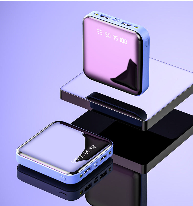 20000mAh Mini Power Bank With Mirror Digital Display