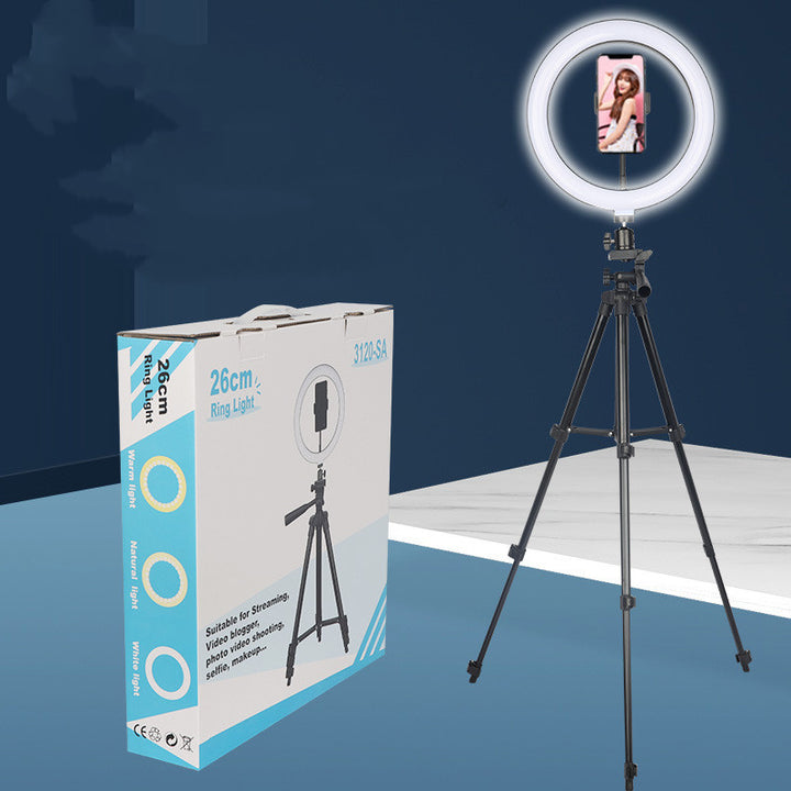 Apple Compatible Mobile Phone LED Ring Light Tripod