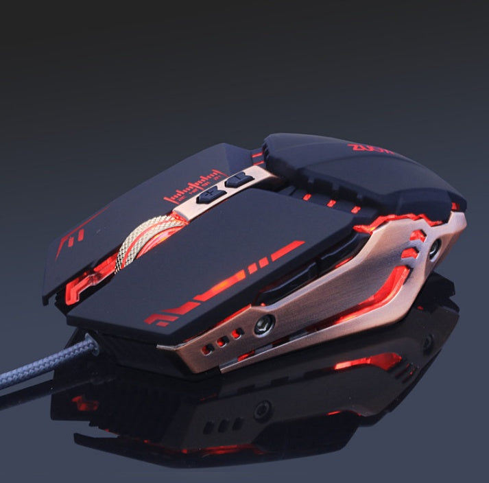 Silent Mute Wired Gaming Mouse For Computer And Laptop