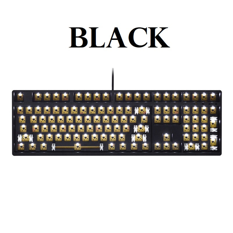 108-Key DIY Satellite Axis USB Wired Laptop Keyboard Kit