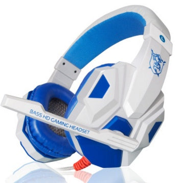 PU Mind PC780 Gaming Headset With Mic Black Blue Light