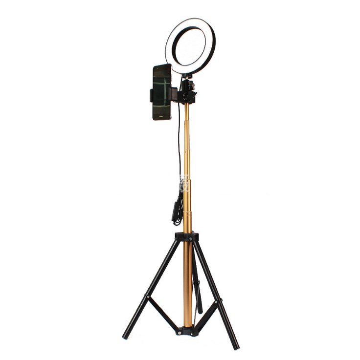 Apple Compatible Ring Light Tripod Set With Beauty Fill Light