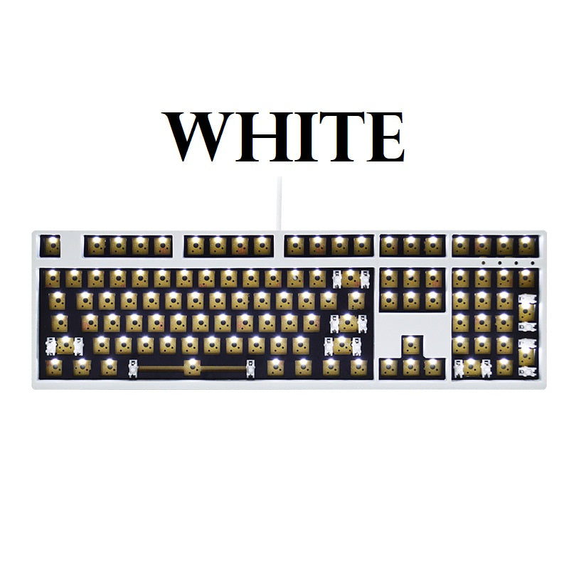 108-Key DIY Satellite Axis USB Wired Laptop Keyboard Kit