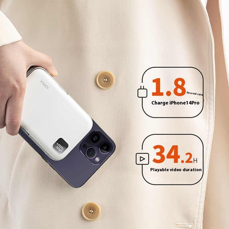 Magnetic Portable Wireless Power Bank PD20W Fast Charging
