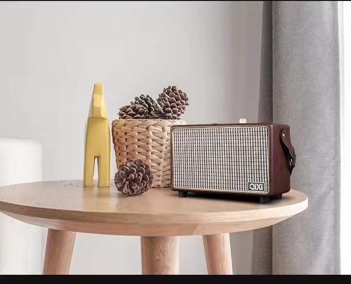 Mini Portable Bluetooth Speaker With Microphone High Power Card Speaker