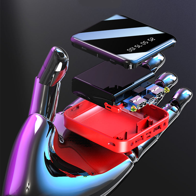 20000mAh Mini Power Bank With Mirror Digital Display