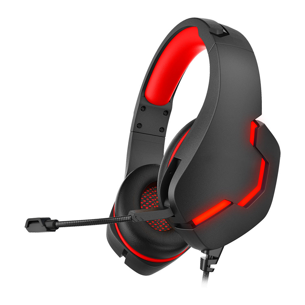 J10 Wired Gaming Headset With Mic LED Lights Volume Control