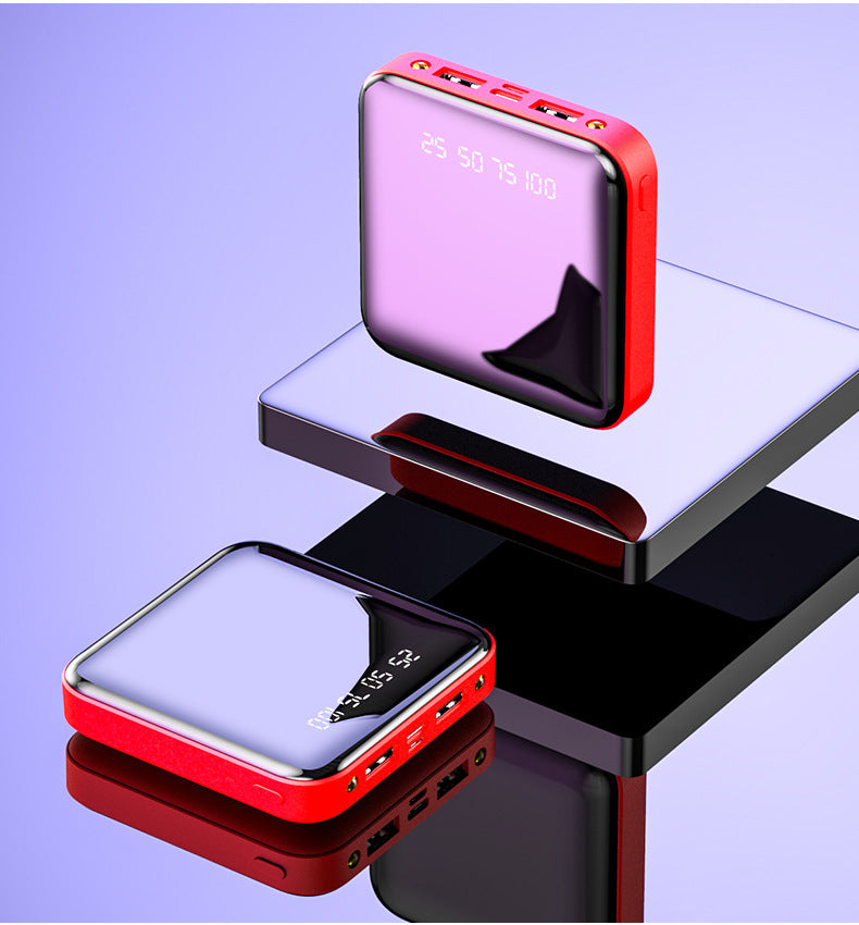 20000mAh Mini Power Bank With Mirror Digital Display