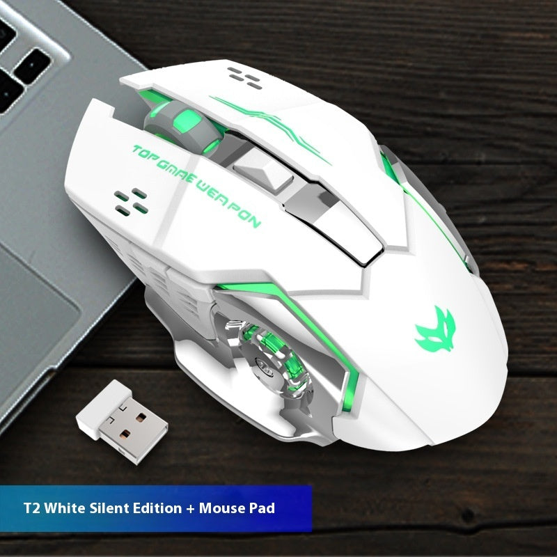 Wireless Charging Mute Luminous Mechanical Wireless Mouse